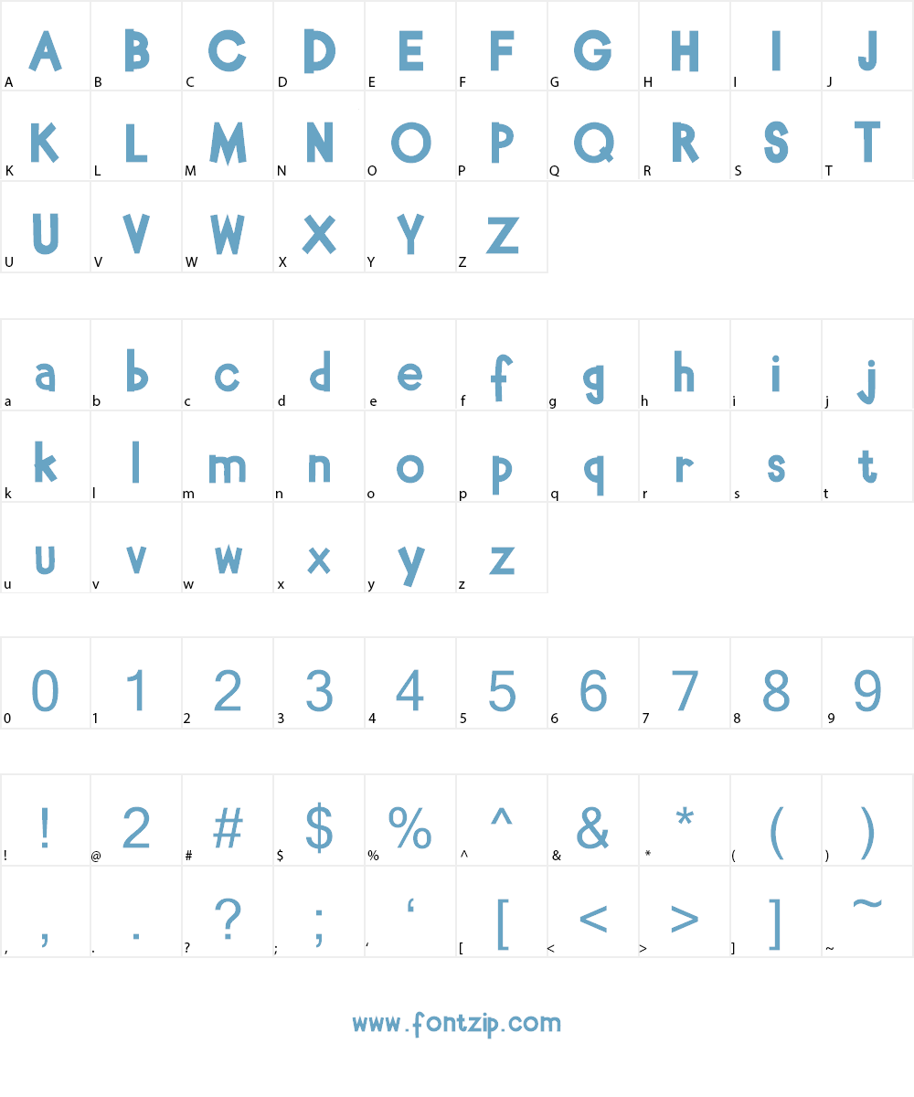 Babe Bamboo Font Character
